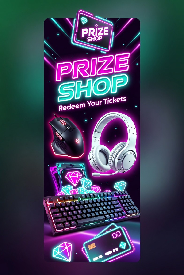 Prize Shop — Redeem Your Tickets